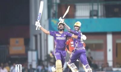 হায়দরাবাদের সূর্য ডুবিয়ে আইপিএল কলকাতার